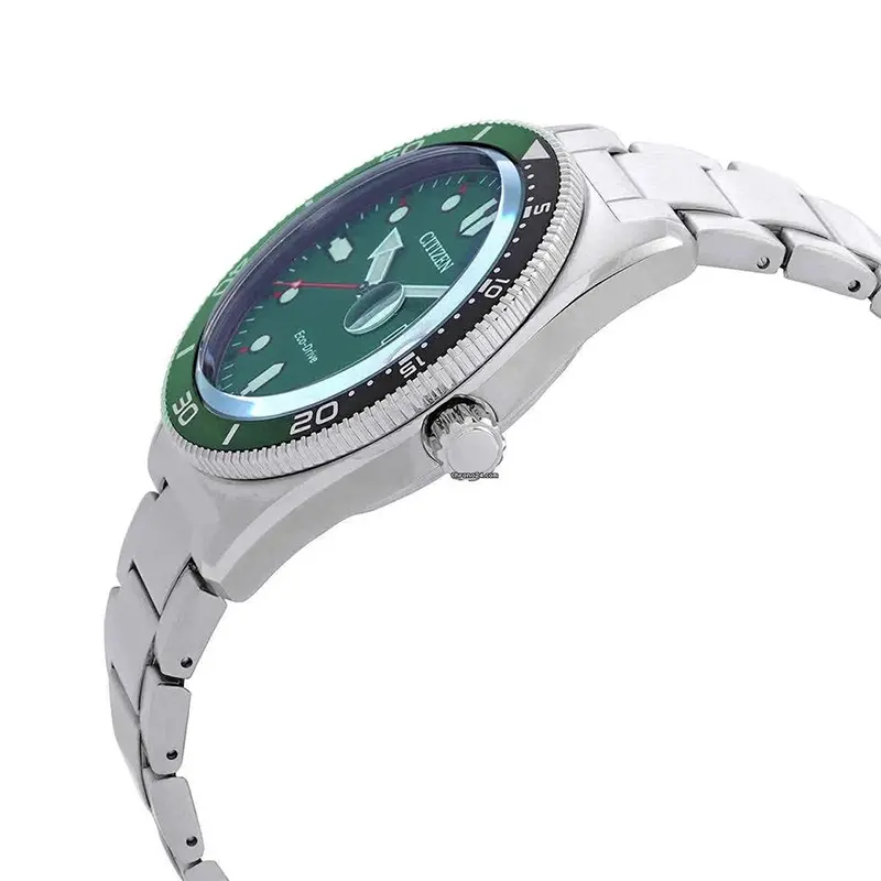 Citizen Marine Eco-Drive Emerald Green Dial Men's Watch | AW1768-80X